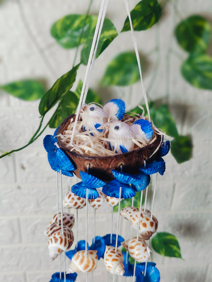 Sea shell mini bird windchime 15inch - Shellkrafts