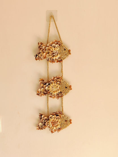 Handcrafted Seashell Fish Wall Hanging – Unique Coastal Home Décor - Shellkrafts