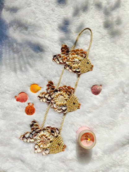 Handcrafted Seashell Fish Wall Hanging – Unique Coastal Home Décor - Shellkrafts