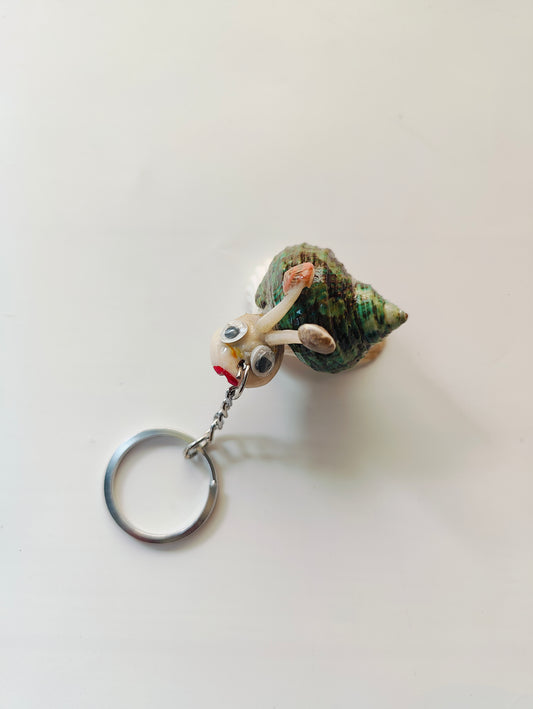 Sea shell snail key chain - Shellkrafts