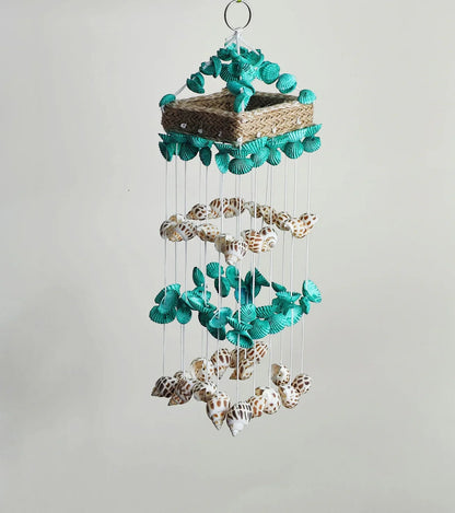Shellkrafts Sea shell Mini Hanger for Home decor 15inch - Shellkrafts
