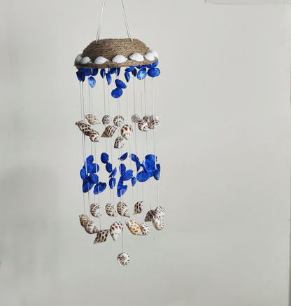 Sea shell mini windchime for Home decor 15inch - Shellkrafts