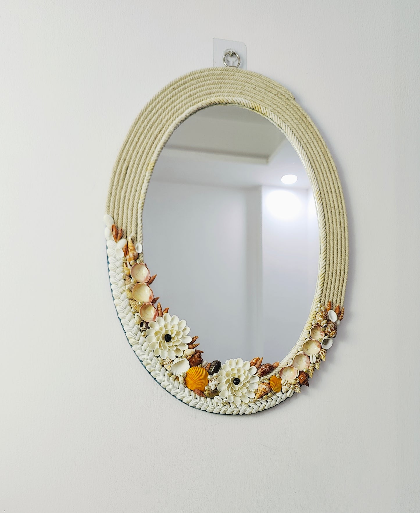 Bohemian Shell Mirror 16x22inch