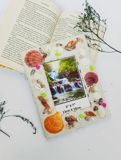 Shellkrafts Sand Photo Frame 7x9 inch - Shellkrafts