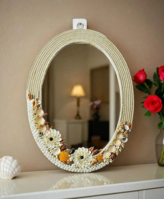 Bohemian Shell Mirror 16x22inch