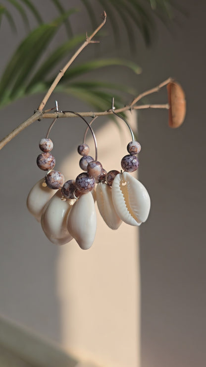Shell Hoop Earrings
