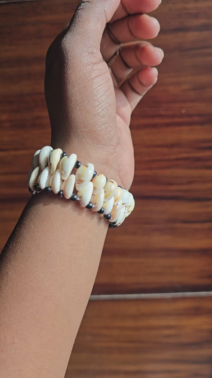 Handcrafted Coastal Shell Bracelet