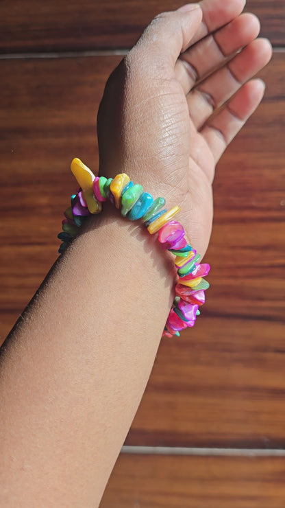 Multicolor Shell Bracelet